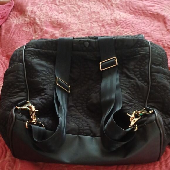 Petunia Pickle Bottom Black Embossed Backpack main image 5